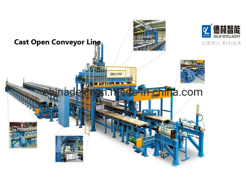 Automatic Cast Open Molding Line for Casting Iron Metal Parts and Water Pumps