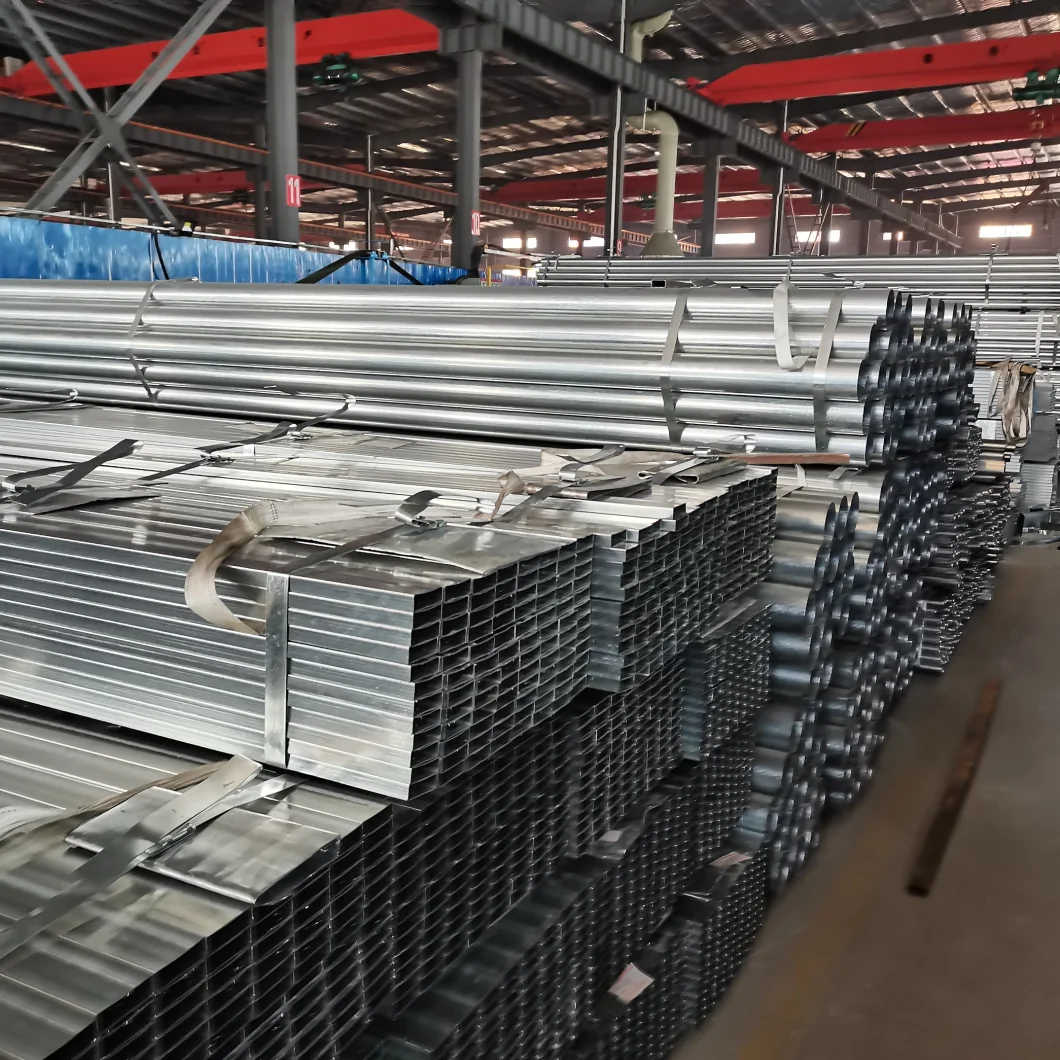 Hot Dipped Zinc Coating 40*40mm En10255 Schedule 40 Cold Rolled Galvanised Steel Round Tube Pipe/Gi Galvanized Welded Seamless Square Steel Pipe for Scaffolding